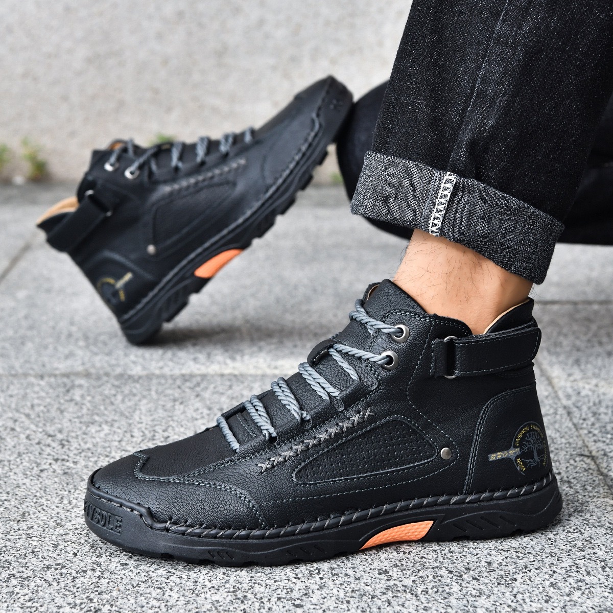 ⏰Last Day! 45% OFF  🔥GARB®Men's Handmade Cowhide Orthopedic WaterProof Walking shoes