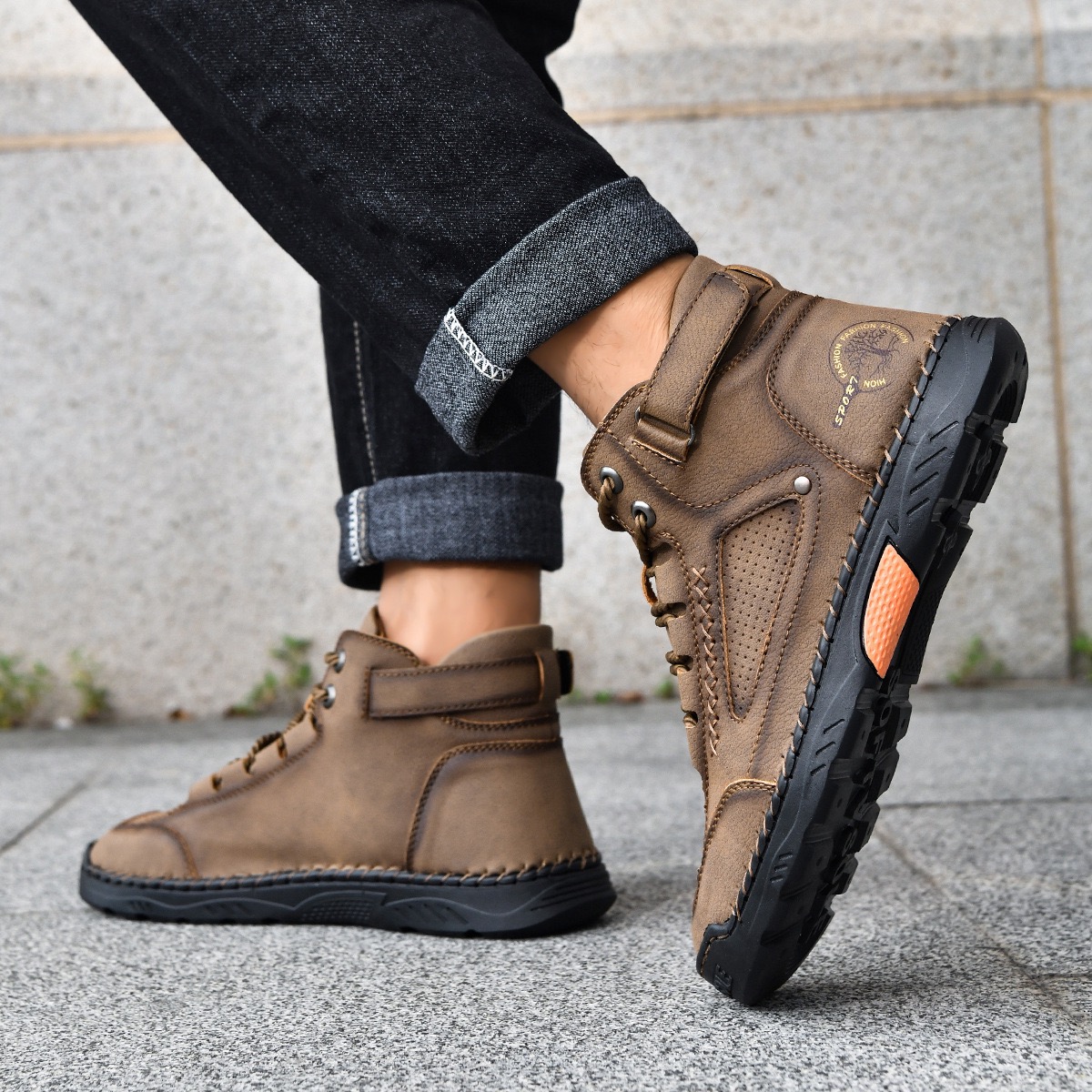 ⏰Last Day! 45% OFF  🔥GARB®Men's Handmade Cowhide Orthopedic WaterProof Walking shoes
