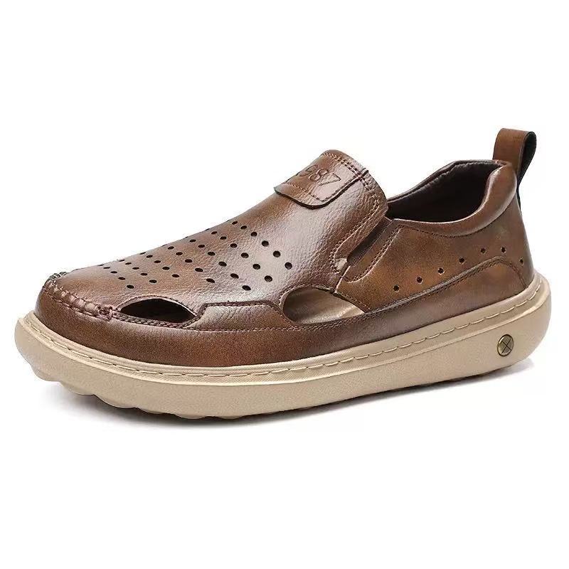 ⏰Last Day! 45% OFF 🔥TREKER®Men's Handmade Cowhide Orthopedic Breathable Walking Shoes
