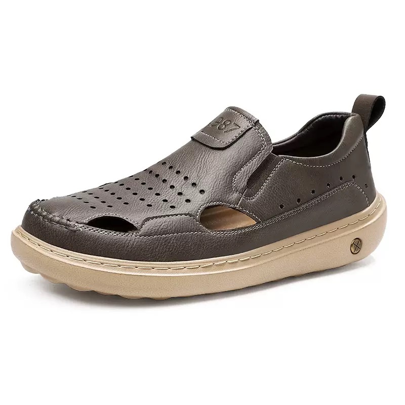 ⏰Last Day! 45% OFF  🔥TREKER®Men's Handmade Cowhide Orthopedic Breathable Walking Shoes