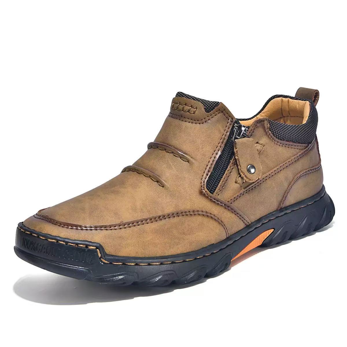 ⏰Last Day! 45% OFF 🔥TREKER®Men's Genuine Leather Orthopedic Outdoor Breathable Walking Shoes