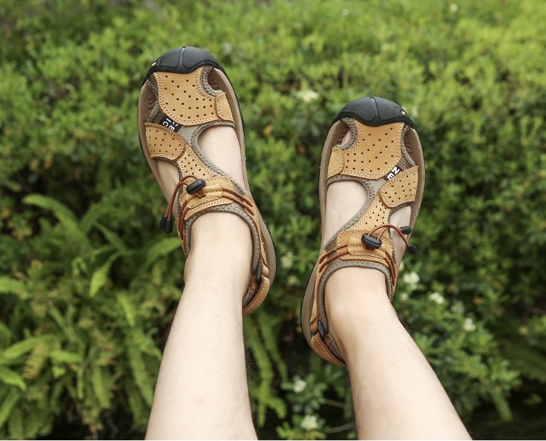 ⏰Last Day! 45% OFF  🔥GARB®Men's Handmade Cowhide Orthopedic Breathable Sandals