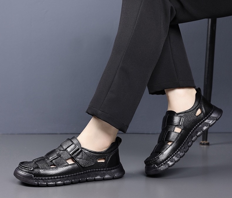 ⏰Last Day! 45% OFF 🔥TREKER®Men's Genuine Leather Orthopedic Outdoor Breathable  Sandals