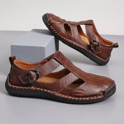 ⏰Last Day! 45% OFF  🔥GARB®Men's Handmade Cowhide Orthopedic Breathable Sandals