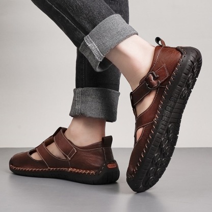 ⏰Last Day! 45% OFF  🔥GARB®Men's Handmade Cowhide Orthopedic Breathable Sandals