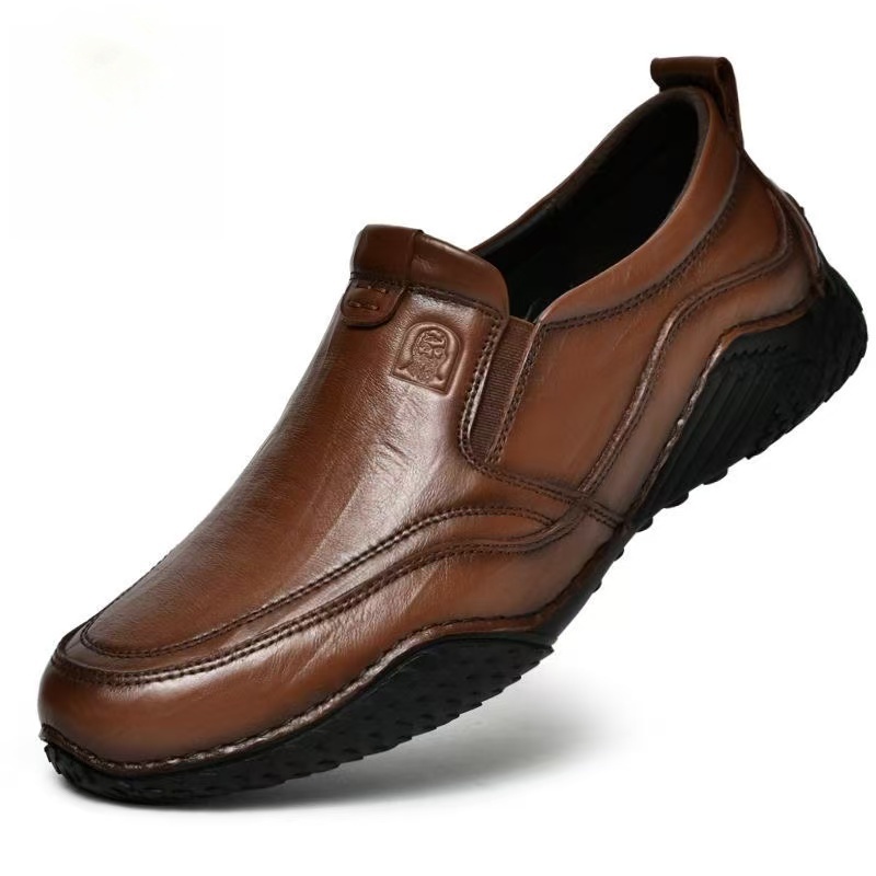 ⏰Last Day! 45% OFF  🔥MANTRAFF®Men's Handmade Genuine Leather Breathable Orthopedic Slip-on Sandals
