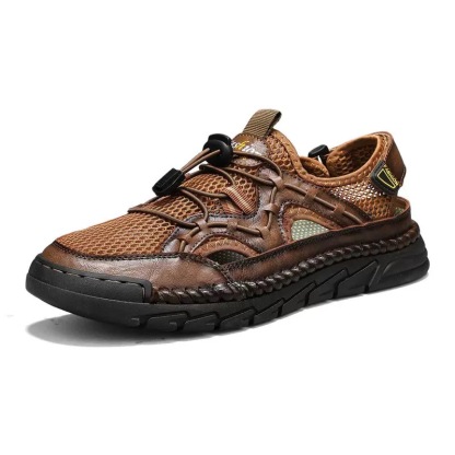 ⏰Last Day! 45% OFF  🔥GARB®Men's Handmade Breathable No-glue Orthopedic Sandals