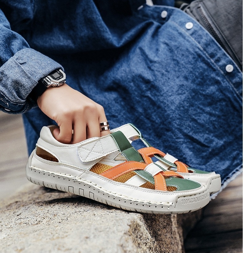 ⏰Last Day! 45% OFF  🔥TREKER®Men's Handmade Breathable No-glue Orthopedic Sandals