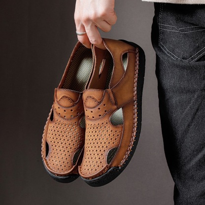 ⏰Last Day! 45% OFF  🔥TREKER®Men's Handmade Breathable No-glue Orthopedic Sandals