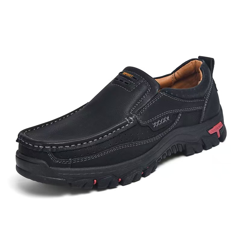 ⏰Last Day! 45% OFF 🔥GARB®Men's Genuine Leather Outdoor Slip-On Loafers with Arch Support & Wide Toe Box