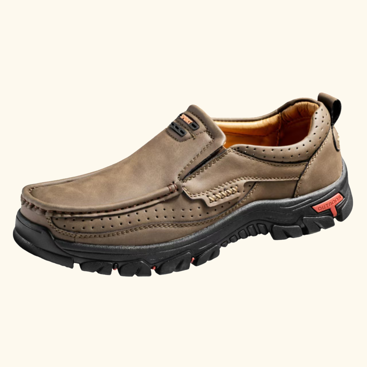 ⏰Last Day! 45% OFF 🔥TREKER®Rugged Handsewn Cowhide Slip-on Shoes
