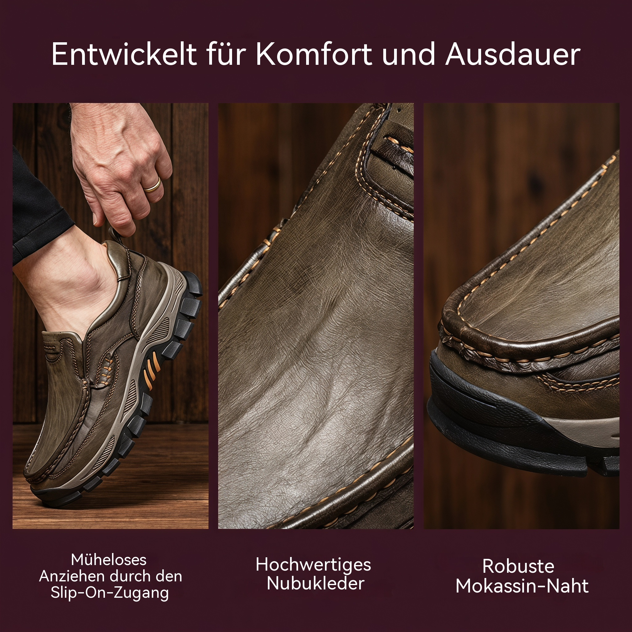 ⏰Last Day!45% OFF  TREKER® Men's Genuine Leather Walking Shoes