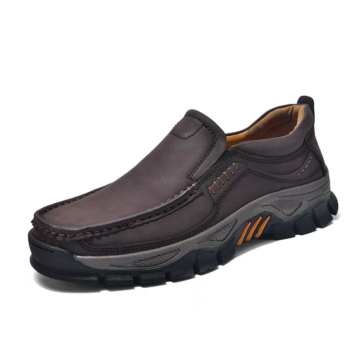GARB Mens Handmade Genuine Leather Orthopedic Shoes