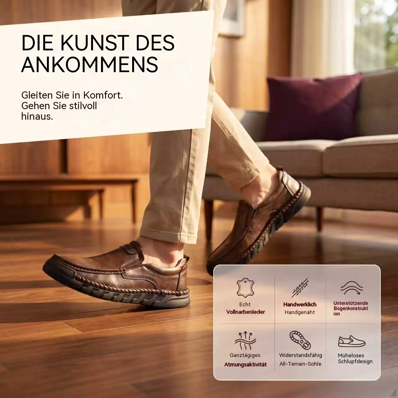  MANTRAFF®Artisan Weave Casual Leather Shoe