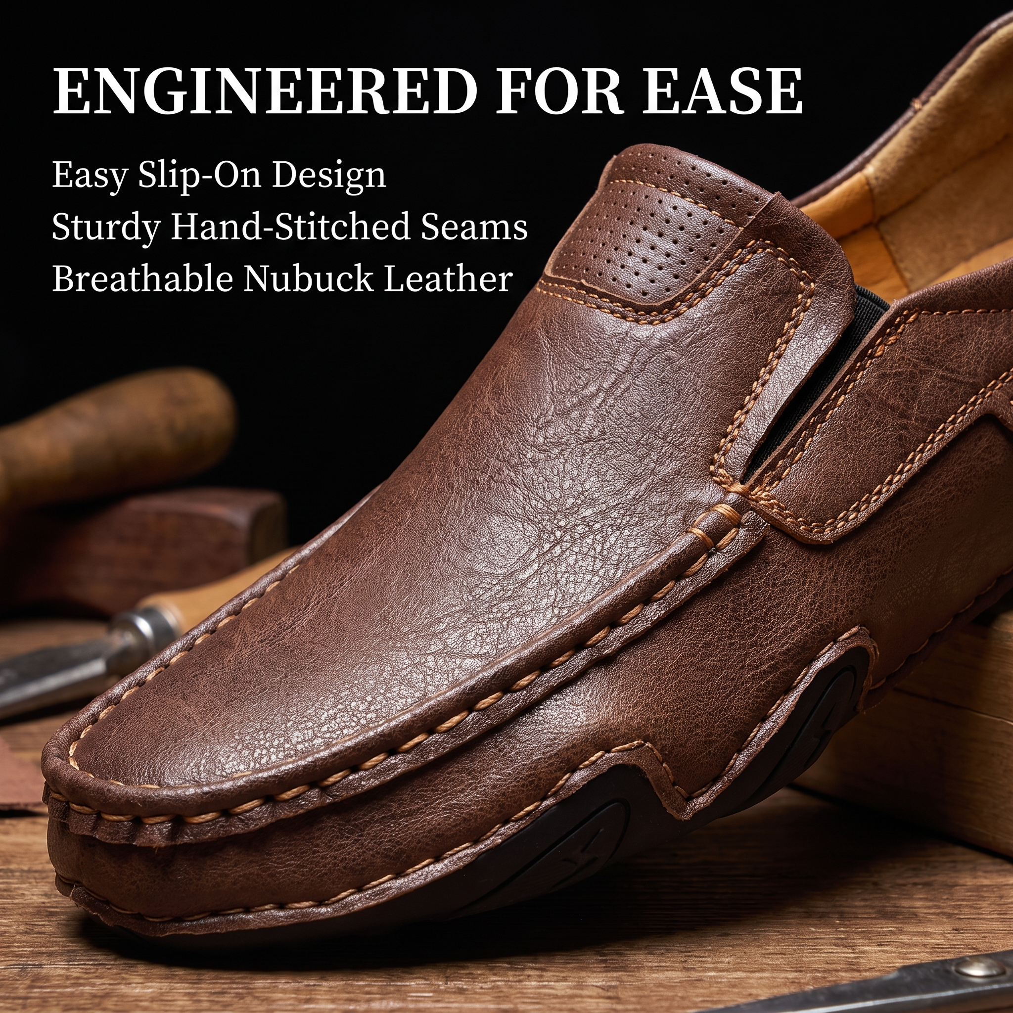 ⏰Last Day! 45% OFF 🔥TREKER®  Handcrafted Ortho Cowhide Loafers