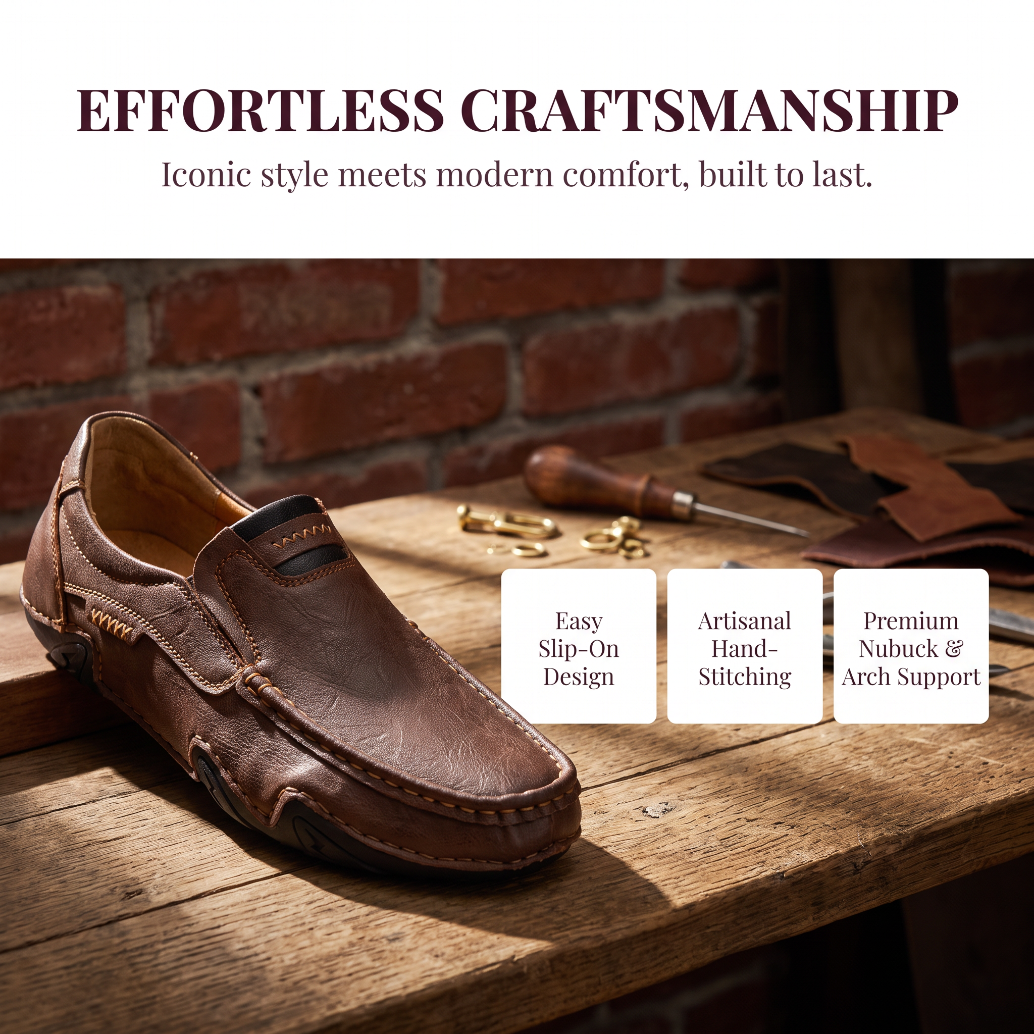 ⏰Last Day! 45% OFF 🔥TREKER®  Handcrafted Ortho Cowhide Loafers