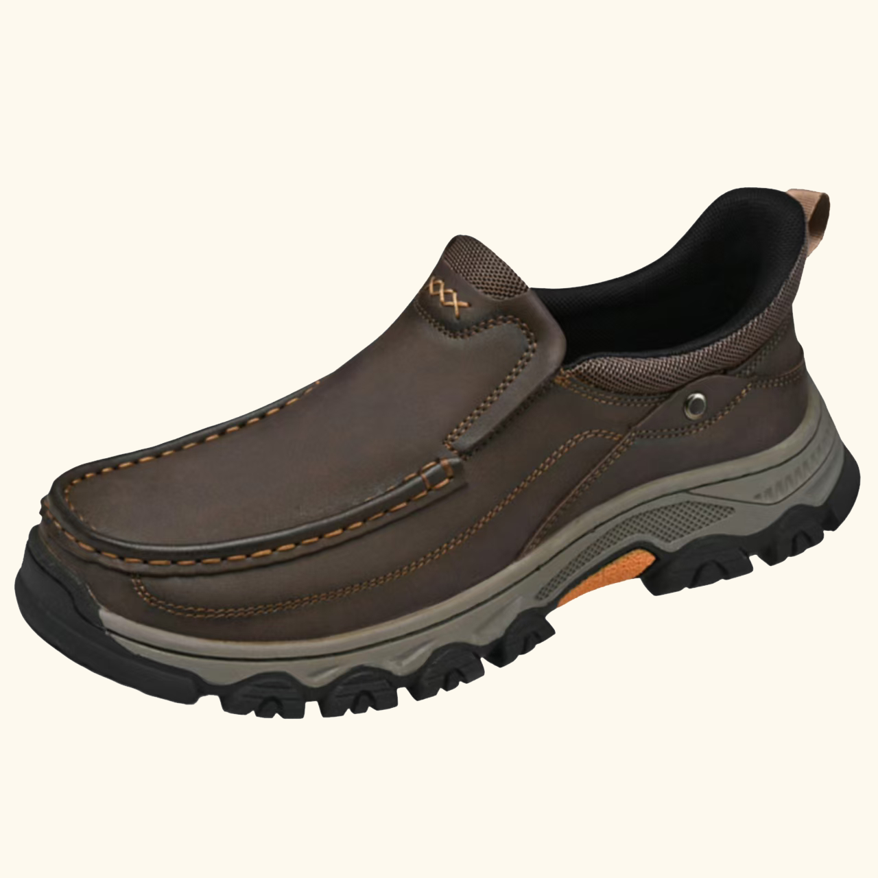 ⏰Last Day!45% OFF 🔥TREKER® Men's Handmade Genuine Leather Orthopedic Walking Shoes