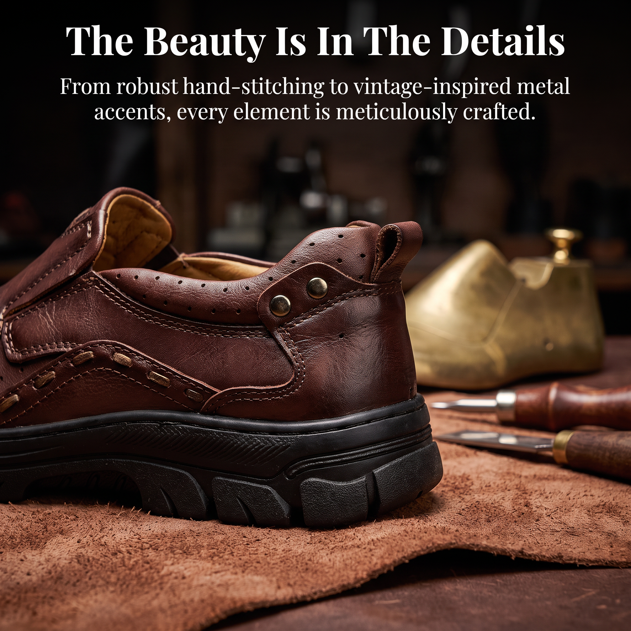 [Copy]⏰Last Day! 45% OFF 🔥TREKER® Hand-Stitched Cowhide Casual Loafer