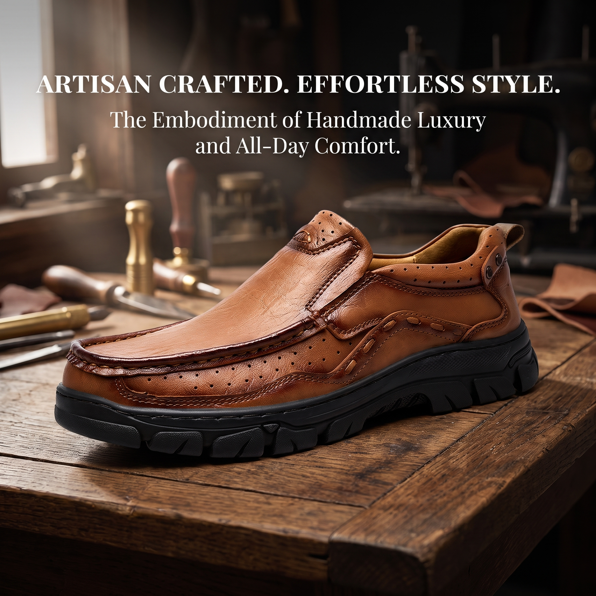 [Copy]⏰Last Day! 45% OFF 🔥TREKER® Hand-Stitched Cowhide Casual Loafer