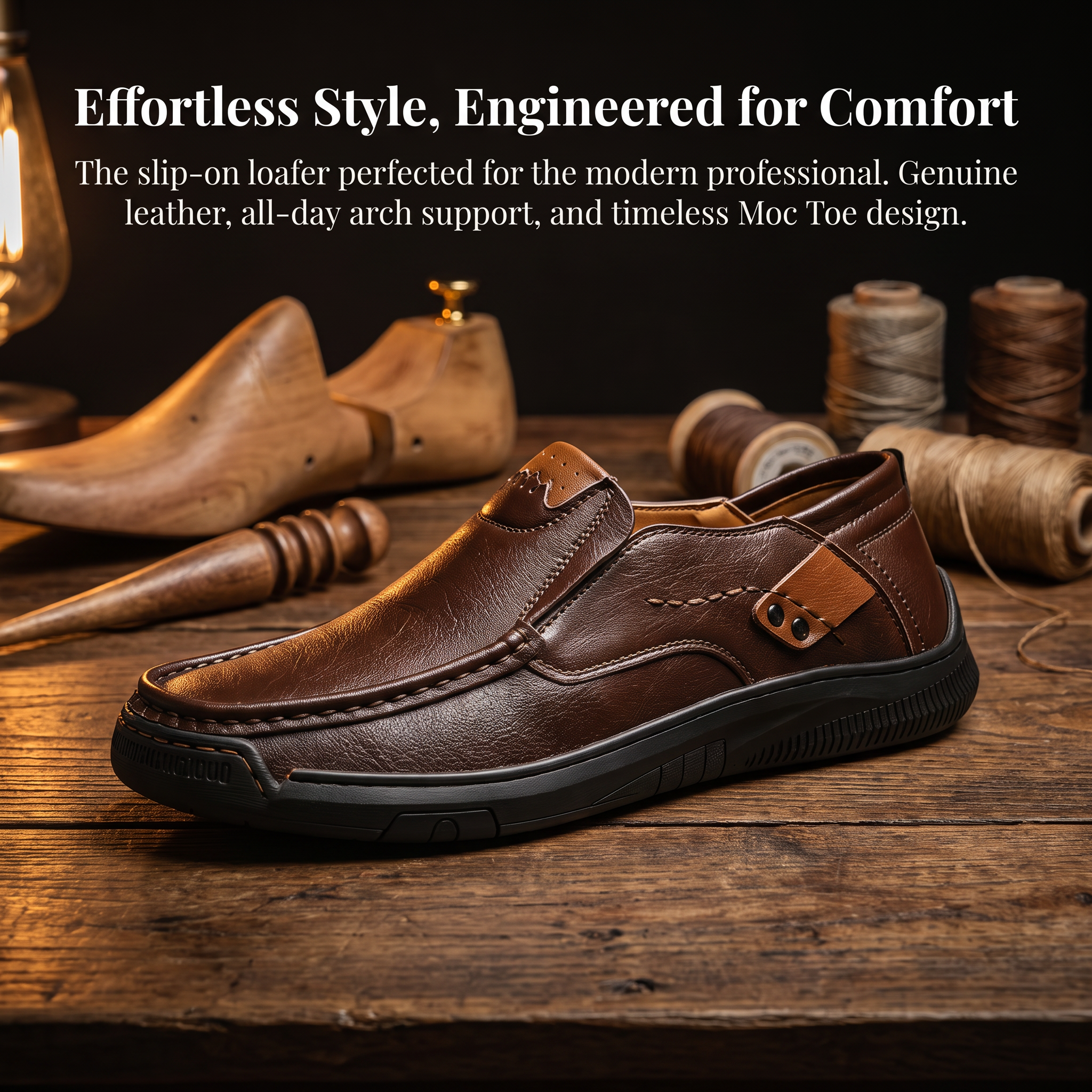 [Copy]⏰Last Day! 45% OFF 🔥TREKER® Smooth Leather Casual Loafer