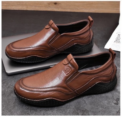 ⏰Last Day! 45% OFF  🔥MANTRAFF®Men's Handmade Genuine Leather Breathable Orthopedic Slip-on Sandals