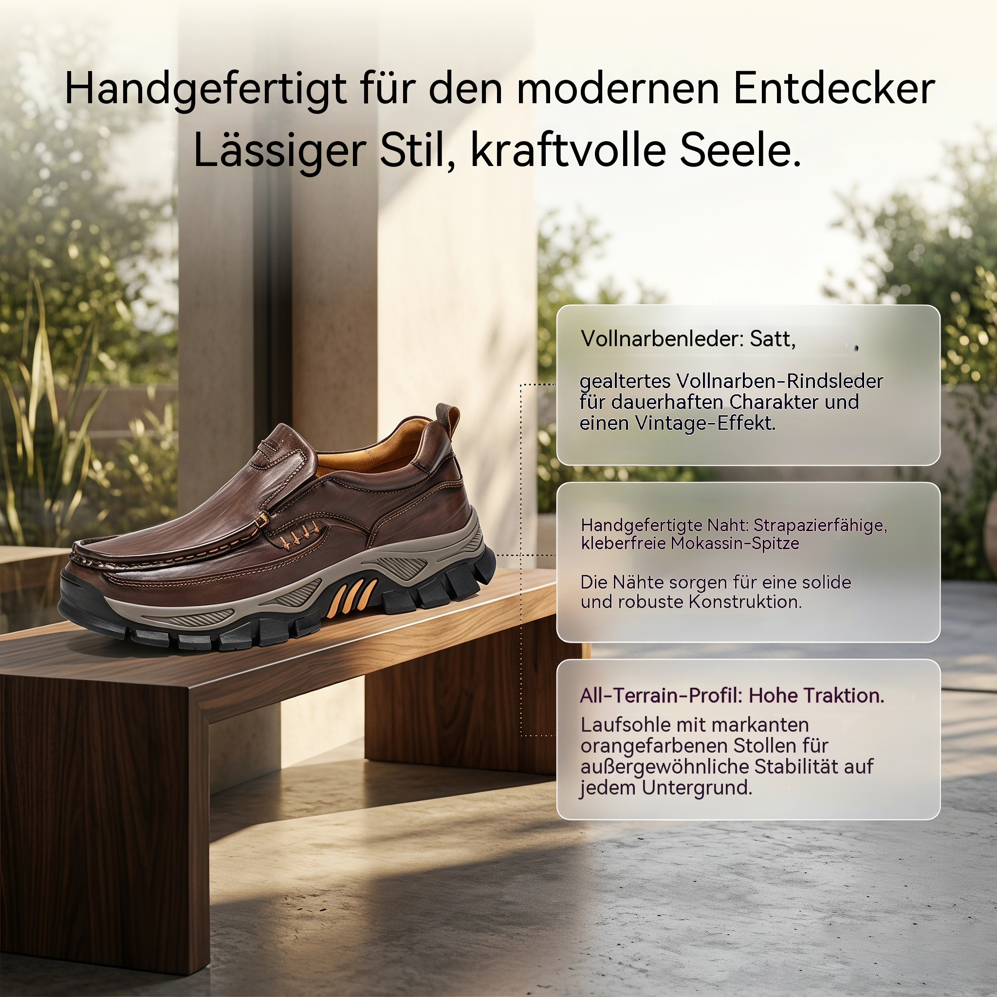 ⏰Last Day!45% OFF  TREKER® Men's Genuine Leather Walking Shoes