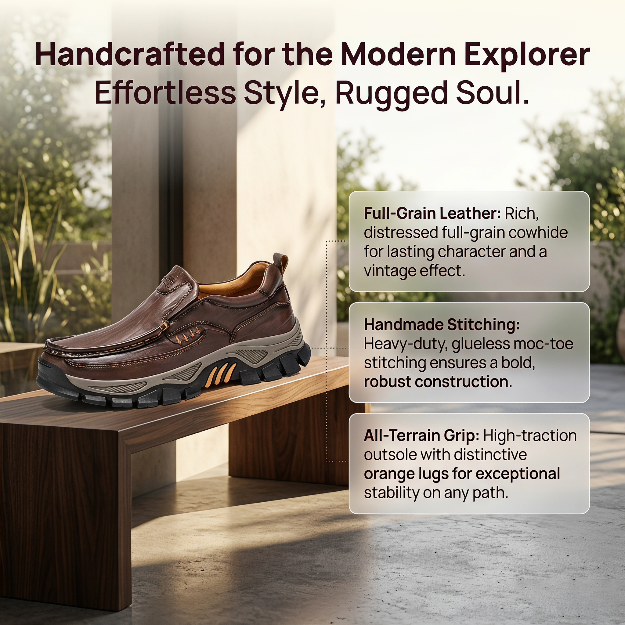 ⏰Last Day!45% OFF 🔥VELTOE® Men's Genuine Leather Walking Shoes