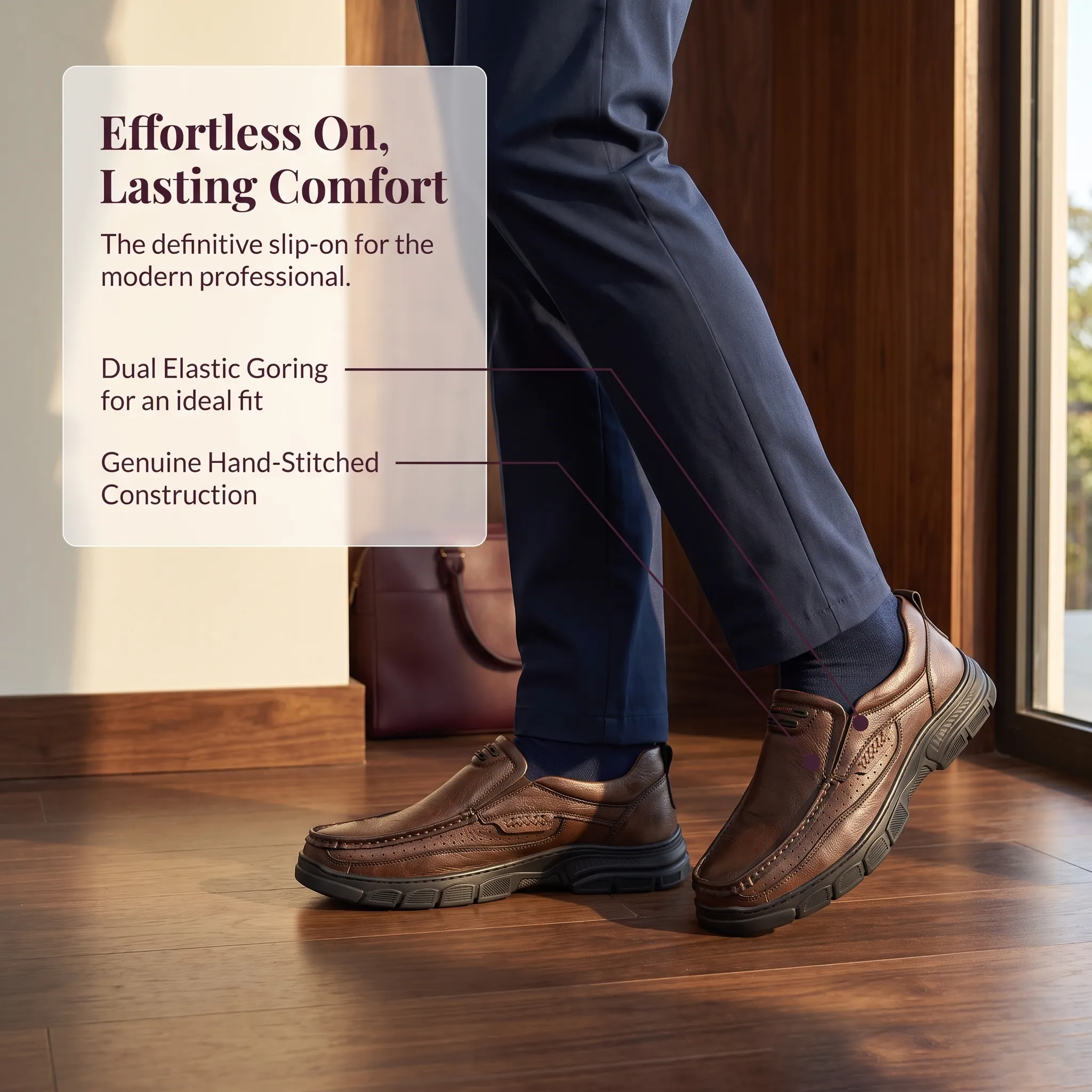 ⏰Last Day! 45% OFF 🔥TREKER®Daily Flex Leather Loafer