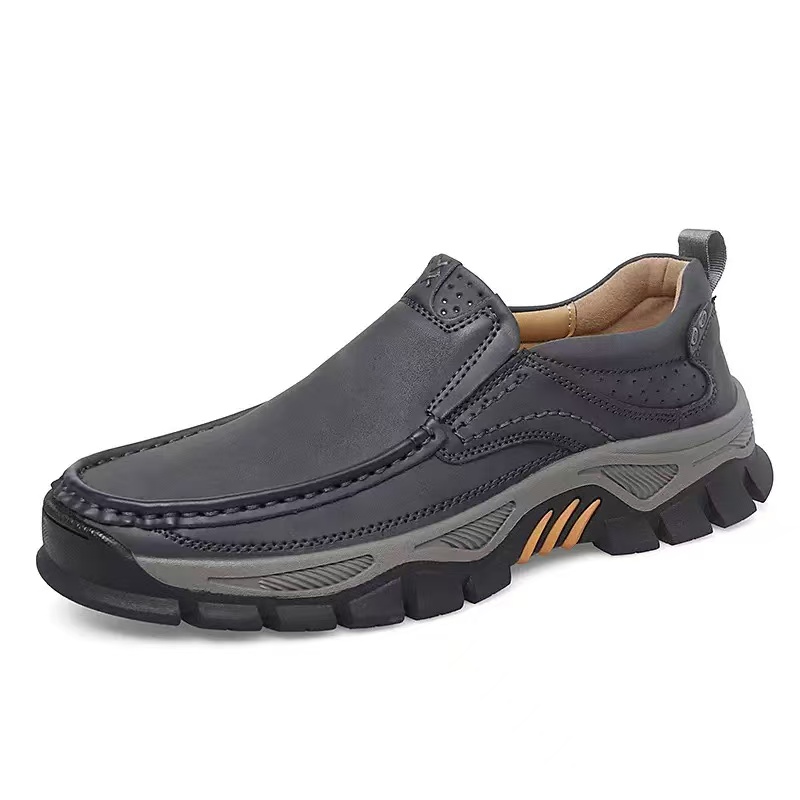 ⏰Last Day! 45% OFF  🔥GARB®Men's Genuine Leather Outdoor Slip-On Loafers with Arch Support & Wide Toe Box
