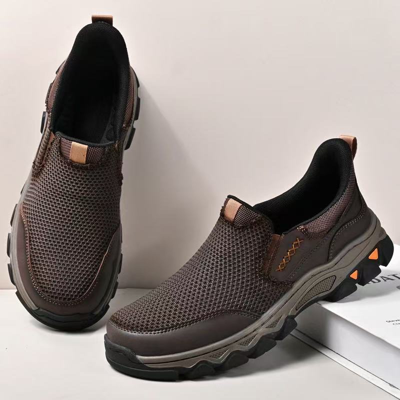 ⏰Last Day! 45% OFF  🔥MANTRAFF®Men's Handmade Genuine Leather Outdoor Breathable Walking Shoes