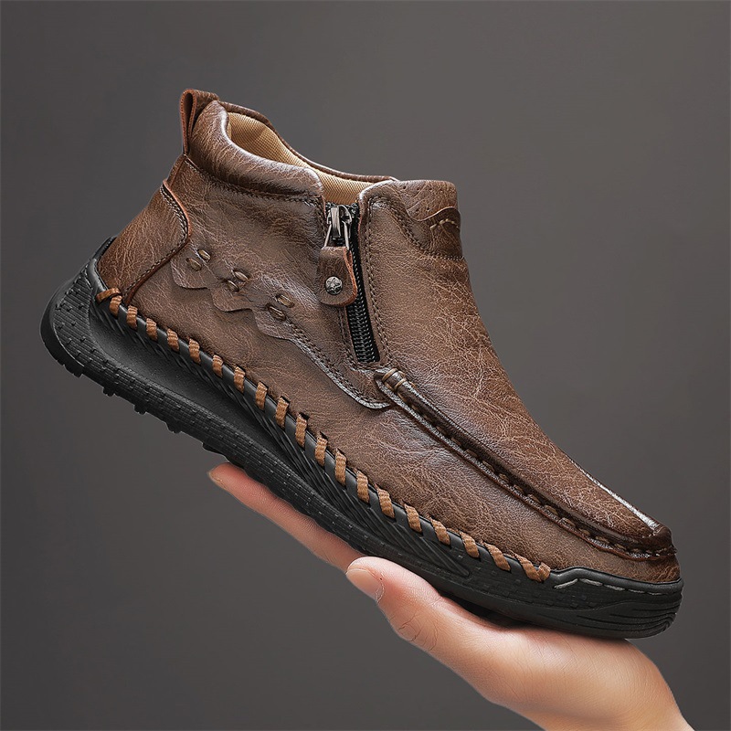 ⏰Last Day!45% OFF 🔥 PEAKER®Women's Genuine Leather Orthopedic Zipper Boots