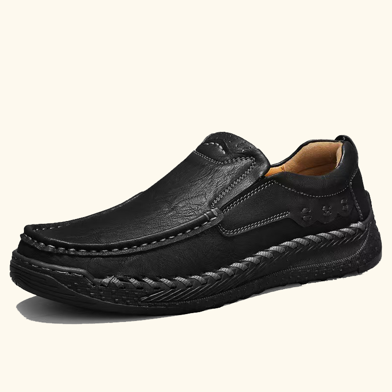 ⏰Last Day! 45% OFF 🔥TREKER® Hand-Stitched Slip-on Men's Leather Shoes