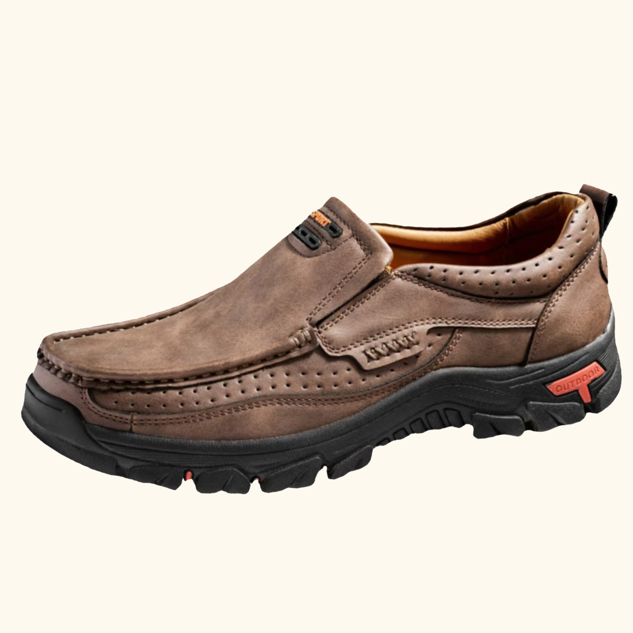 ⏰Last Day! 45% OFF 🔥TREKER®Rugged Handsewn Cowhide Slip-on Shoes