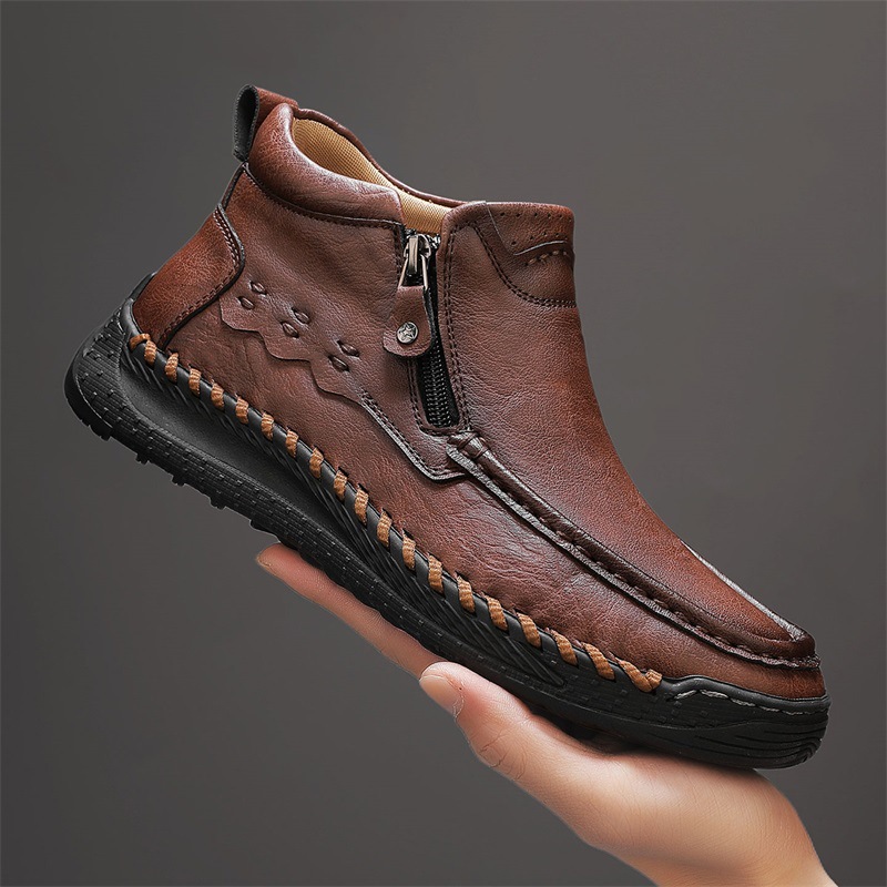 ⏰Last Day!45% OFF 🔥 PEAKER®Women's Genuine Leather Orthopedic Zipper Boots