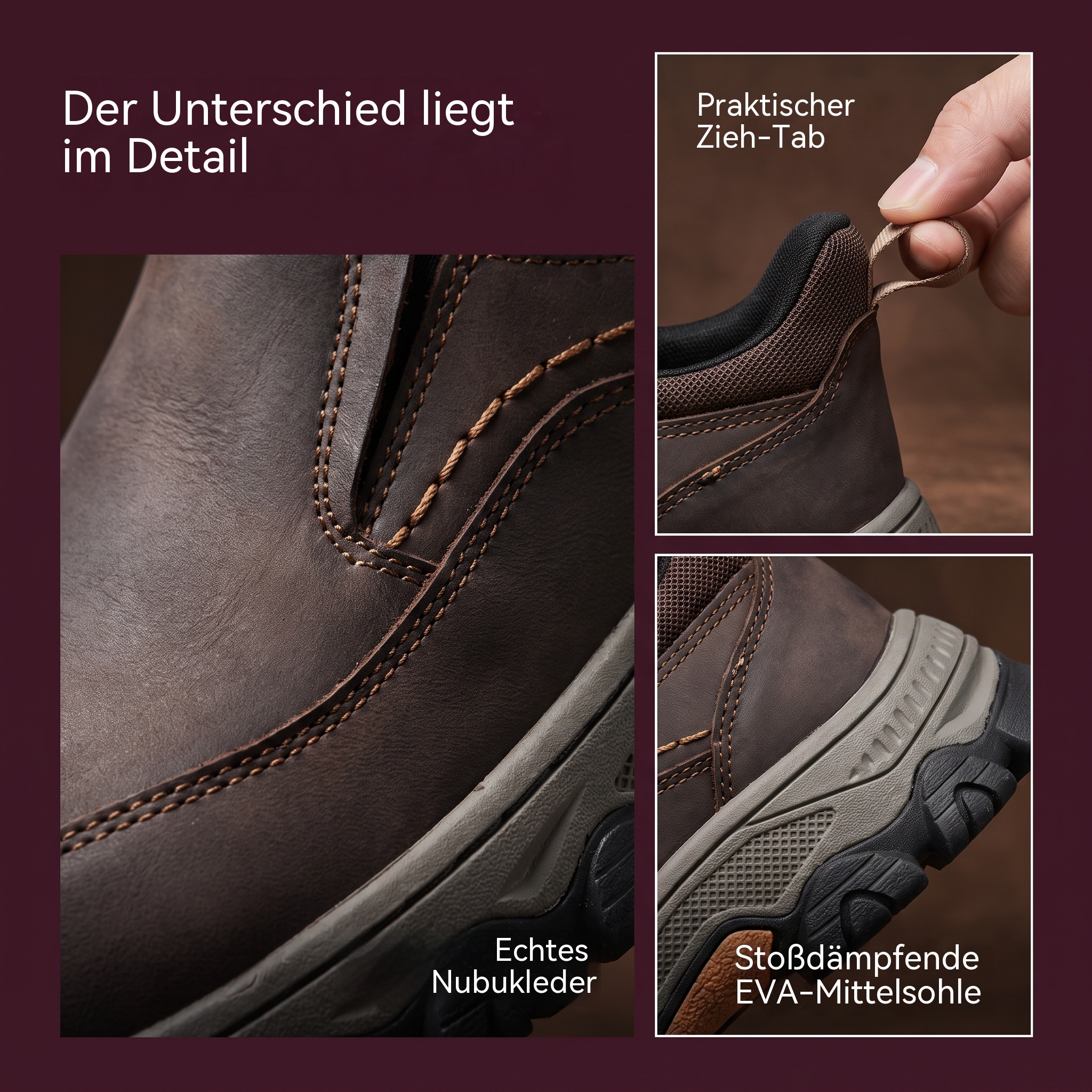 ⏰Last Day!45% OFF  TREKER®  Men's Genuine Leather Orthopedic Walking Shoes