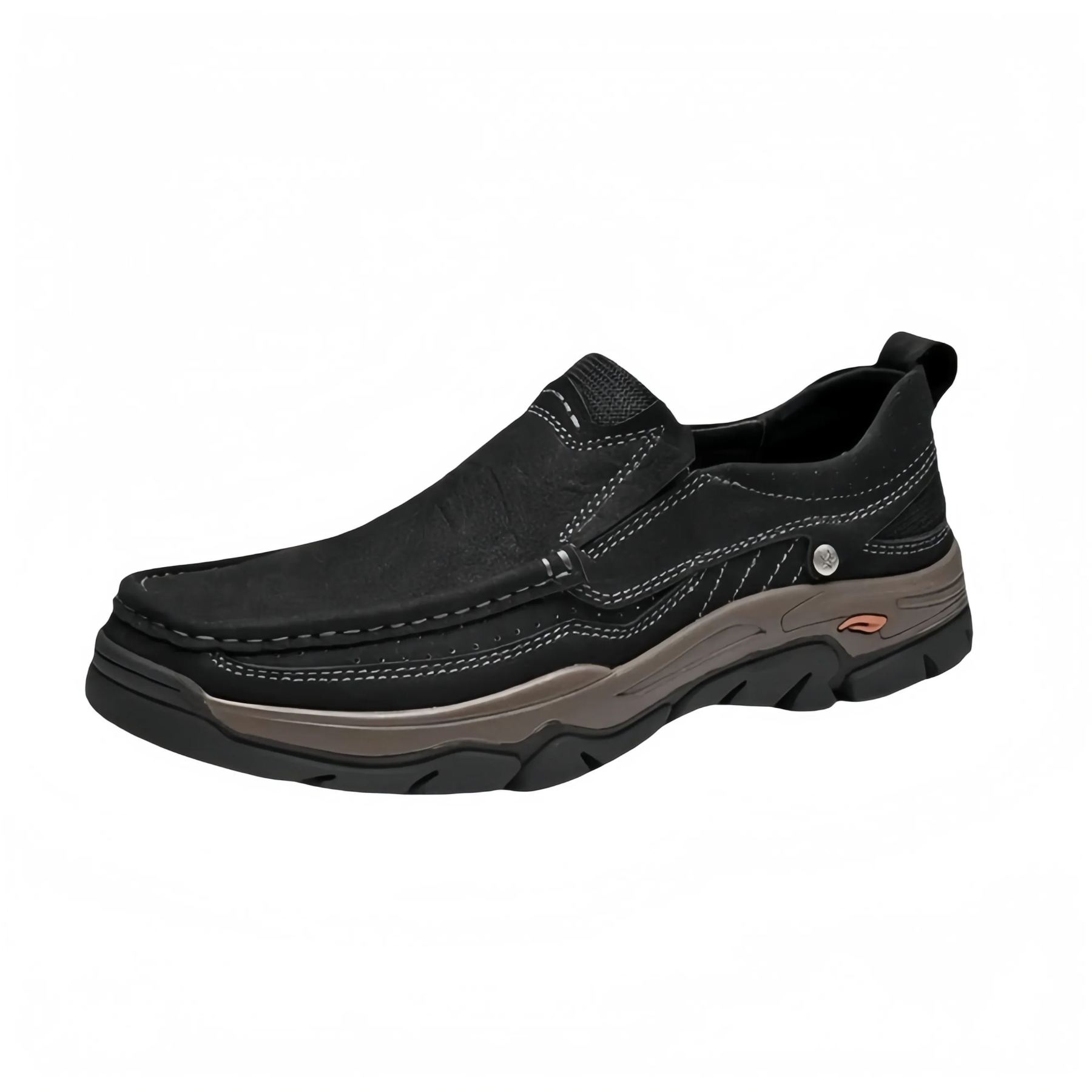 GARB®-TrailToTown Waterproof Leather Slip-On Walkers