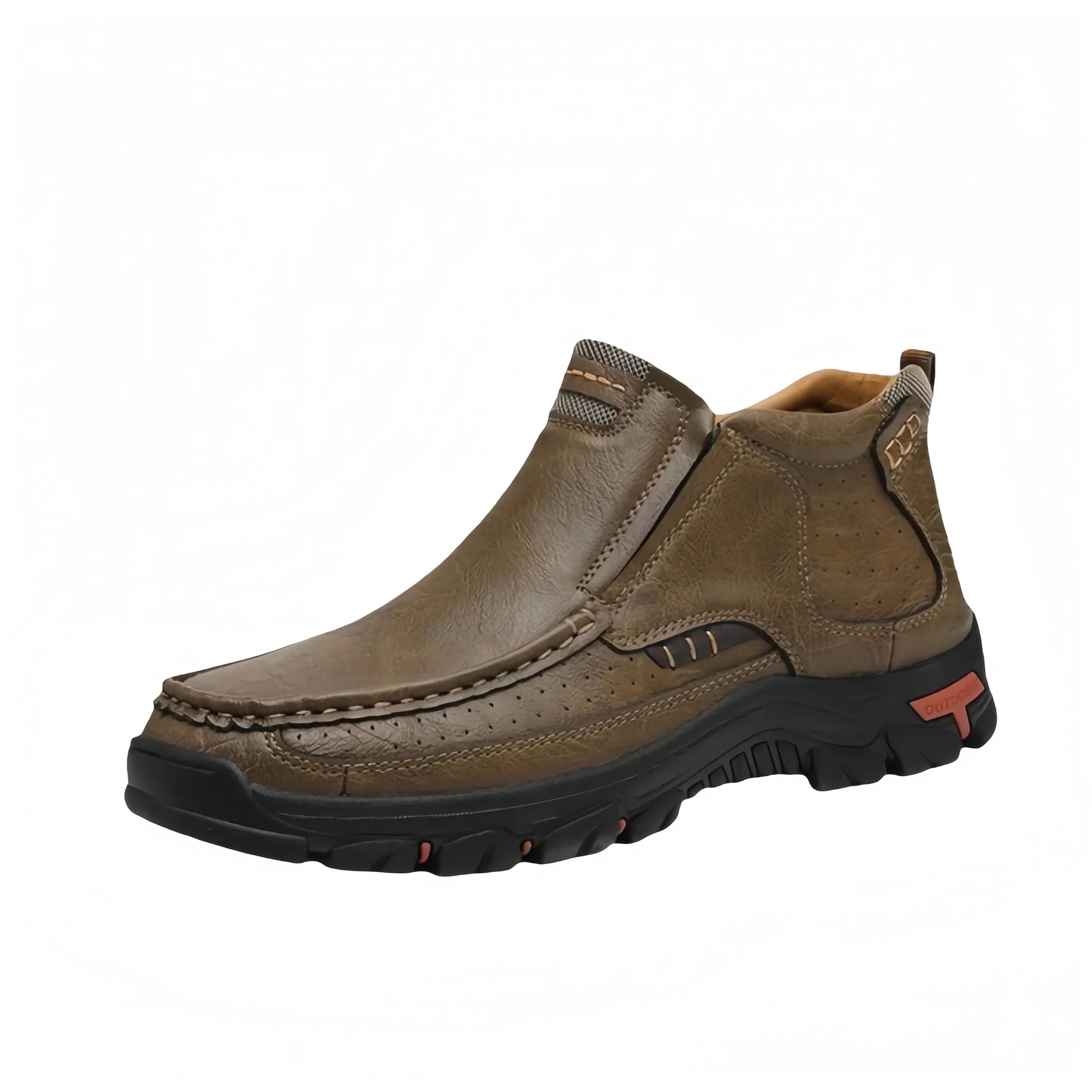 GARB®-RidgeWalker Wide-Toe Leather Comfort Walkers