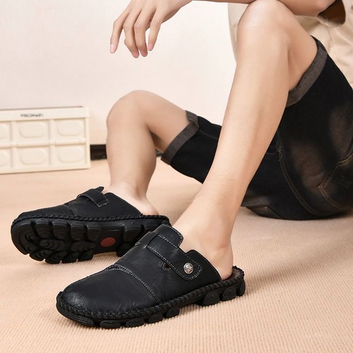 ⏰Last Day! 45% OFF 🔥TREKER®Men's Genuine Leather Orthopedic Outdoor Breathable  Sandals