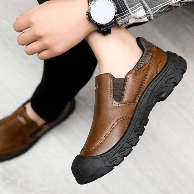 ⏰Last Day! 45% OFF 🔥TREKER®Men's Genuine Leather Orthopedic Outdoor Breathable  Walking Shoes