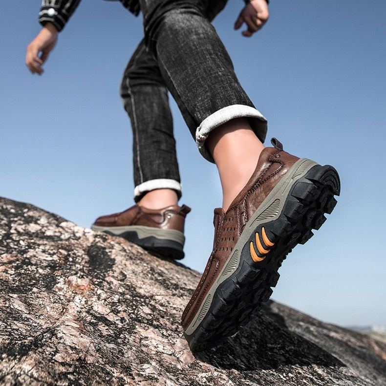 ⏰Last Day! 45% OFF  🔥TREKER®Men's Handmade Genuine Leather Orthopedic Walking Shoes 