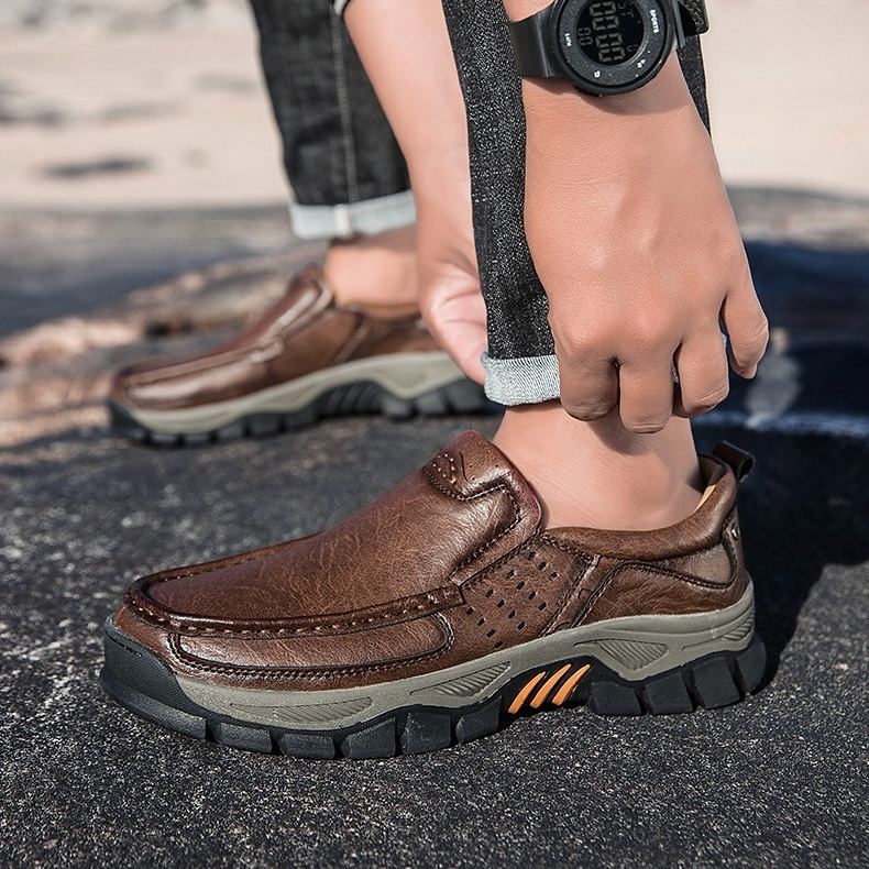⏰Last Day! 45% OFF  🔥TREKER®Men's Handmade Genuine Leather Orthopedic Walking Shoes 