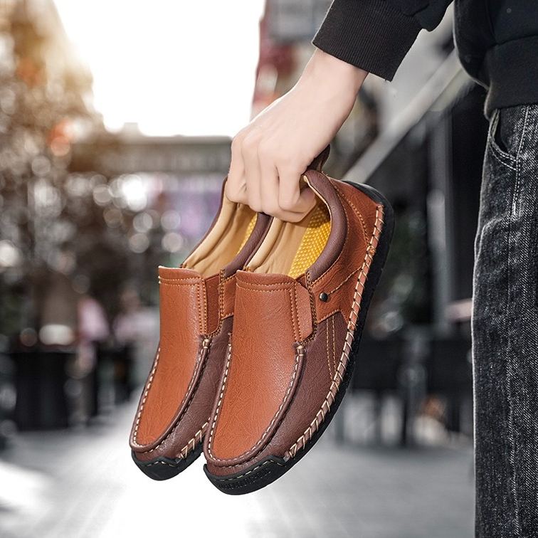 ⏰Last Day! 45% OFF  🔥TREKER®Men's Handmade Genuine Leather Orthopedic Loafers