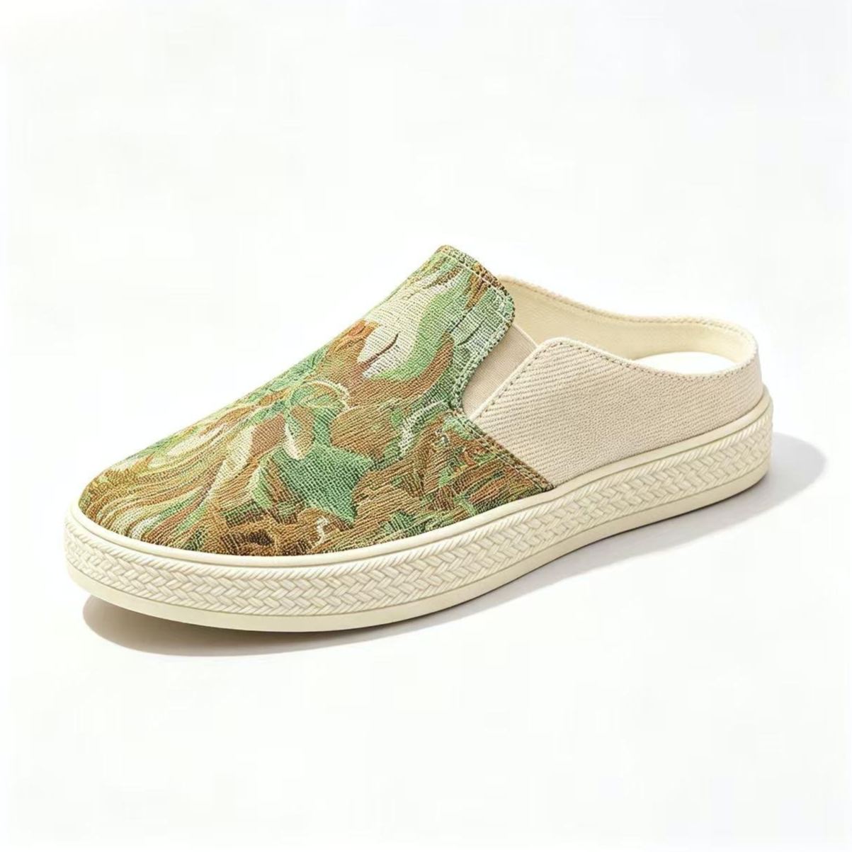⏰Last Day!45% OFF 🔥 PEAKER®Women’s Slip-On Printed Canvas Mule Sneakers(详情未做)