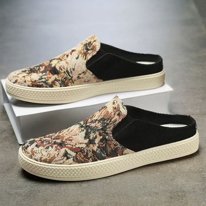 ⏰Last Day!45% OFF 🔥 PEAKER®Women’s Slip-On Printed Canvas Mule Sneakers(详情未做)