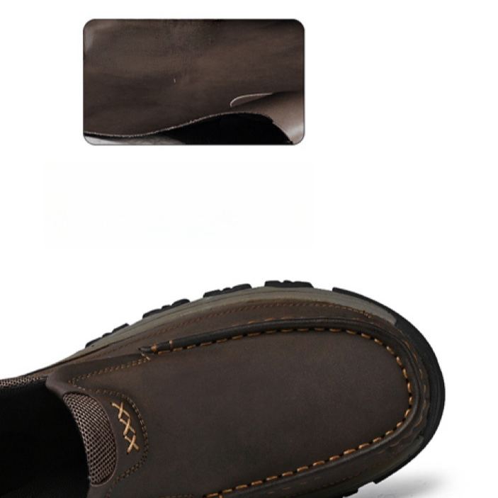 MANTRAFF®Men's Handmade Genuine Leather Orthopedic Walking Shoes