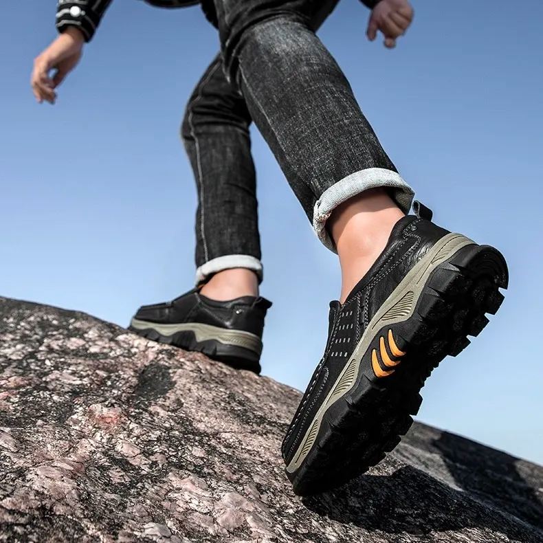 ⏰Last Day! 45% OFF 🔥MANTRAFF®Men's Handmade Genuine Leather Orthopedic Walking shoes