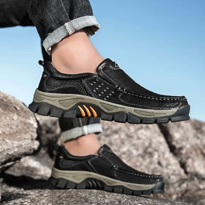 ⏰Last Day! 45% OFF 🔥MANTRAFF®Men's Handmade Genuine Leather Orthopedic Walking shoes