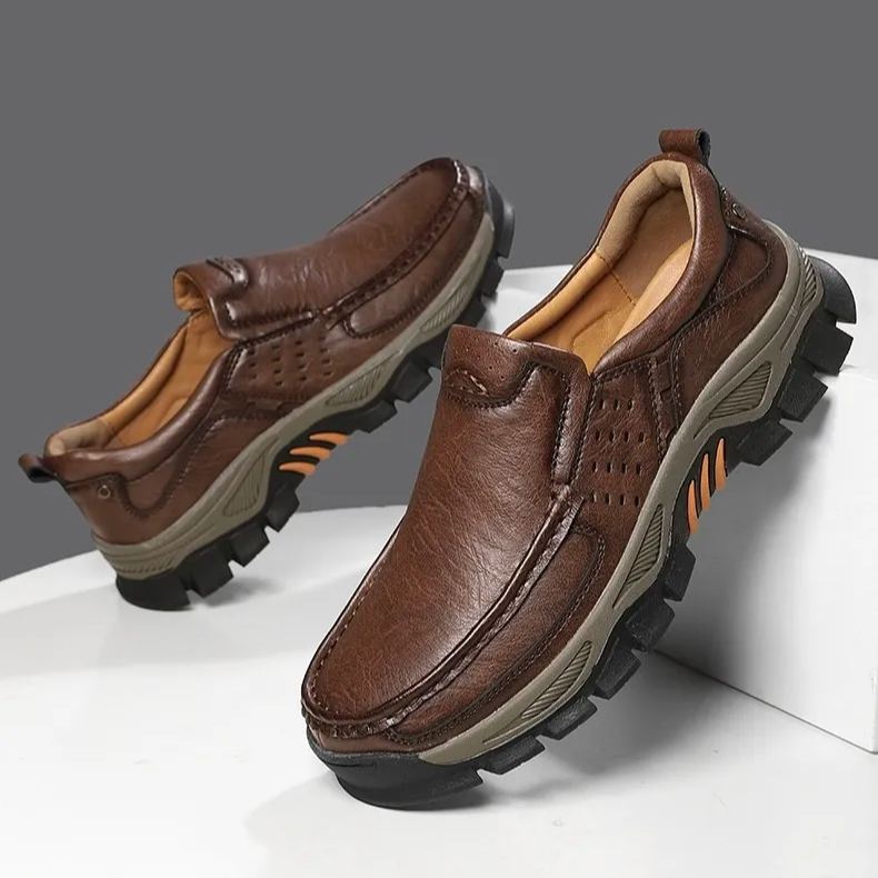 ⏰Last Day! 45% OFF 🔥MANTRAFF®Men's Handmade Genuine Leather Orthopedic Walking shoes