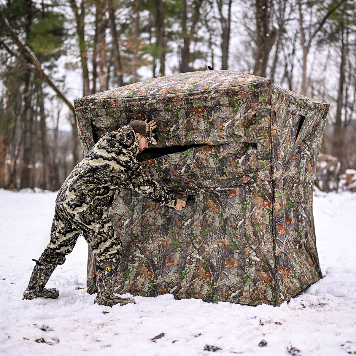 🔥Last day clearance sale🔥Portable 270-degree see-through hunting tent