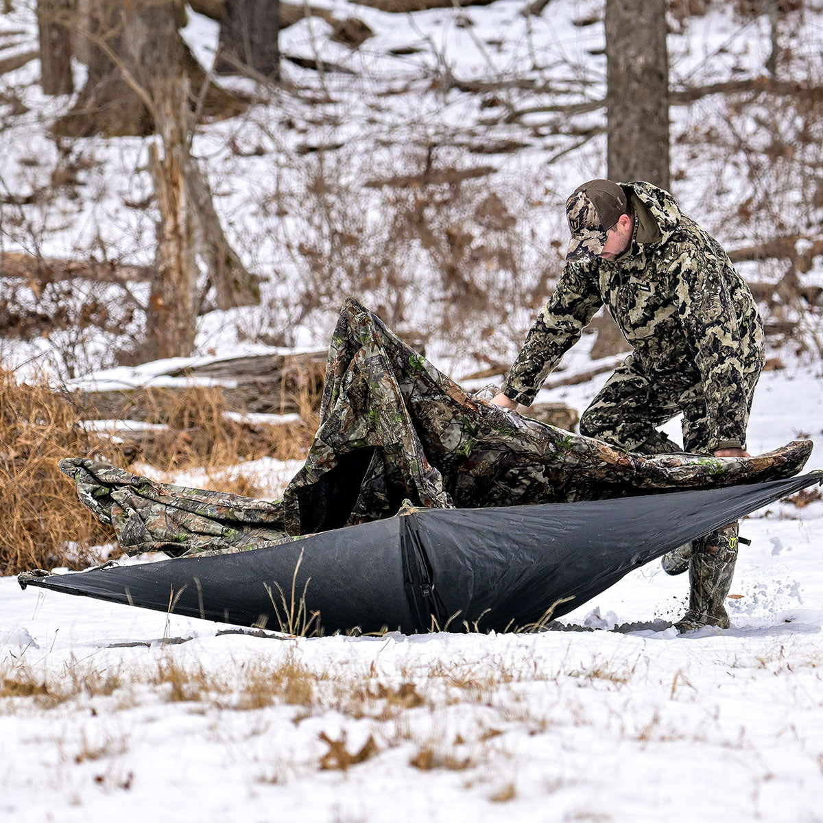 🔥Last day clearance sale🔥Portable 270-degree see-through hunting tent